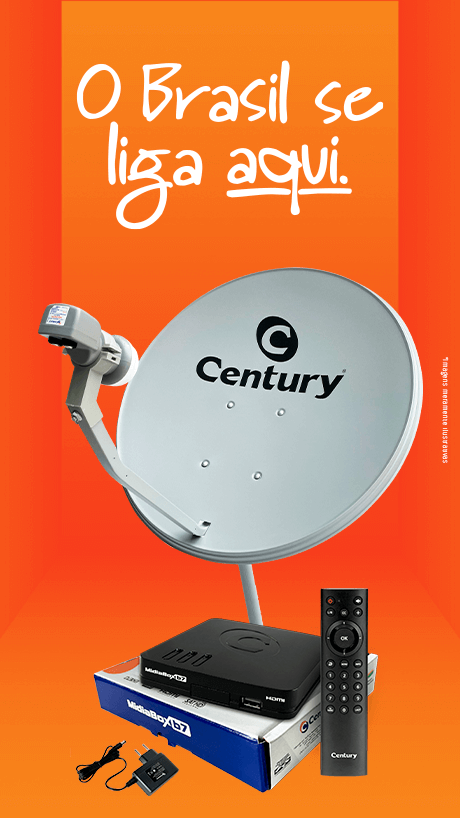 Na Modesto você acha toda linha de antenas, receptores e kits Century para melhorar a recepção de sua TV