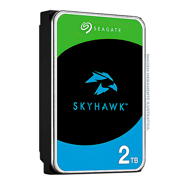 HD Seagate 2TB SkyHawk para Vídeo SATA 6 Gb/s, ST2000VX017
