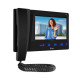 Interfone Monofone Interno HDL com Tela de LCD 7'' Touch para Vídeo para Porteiro Eletrônico, Wi-Fi, Audio Advance, Preto, 90.02.13.003