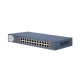 Switch Não Gerenciado com 24 portas Gigabit Ethernet 1000Mbps, DS-3E0524-E(B), Hikvision